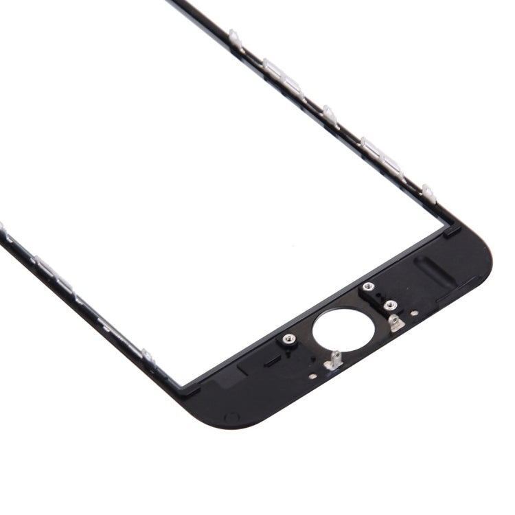 iPhone 6 Plus Front Screen Replacement: Outer Glass Lens, LCD Bezel Frame & OCA Adhesive (Black)