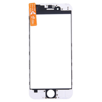 iPhone 6 Plus Front Glass Lens Replacement with LCD Bezel Frame & OCA Adhesive (White) - Quality Repair Part