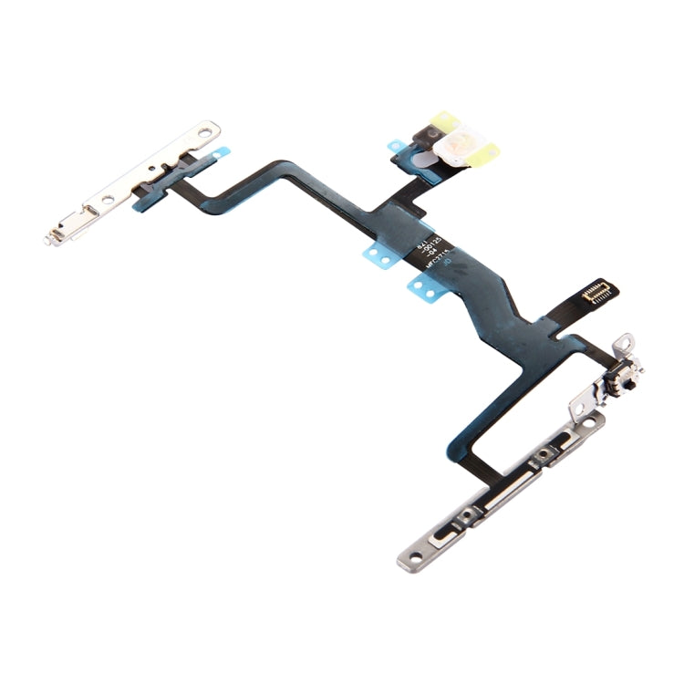 iPhone 6s Power, Volume & Flashlight Button Flex Cable with Brackets - High Quality Replacement Part