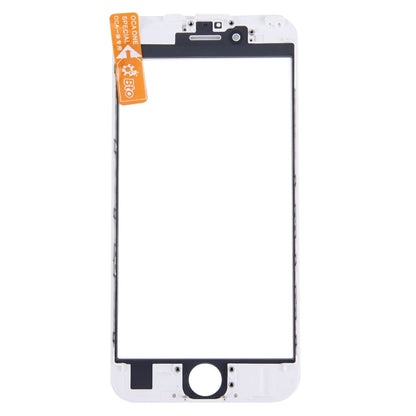 iPhone 6s White Front Screen Outer Glass Lens with LCD Bezel Frame & OCA Adhesive Replacement