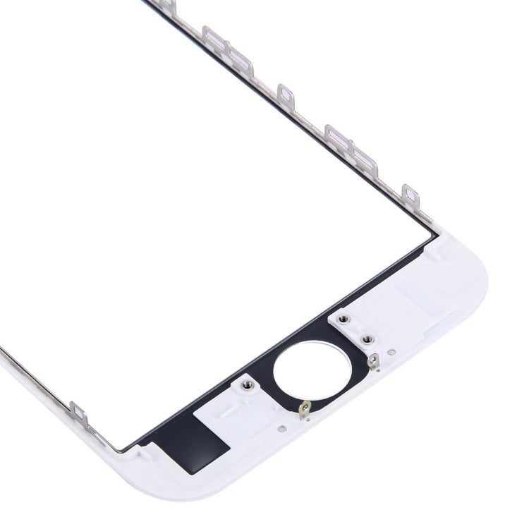 iPhone 6s White Front Screen Outer Glass Lens with LCD Bezel Frame & OCA Adhesive Replacement