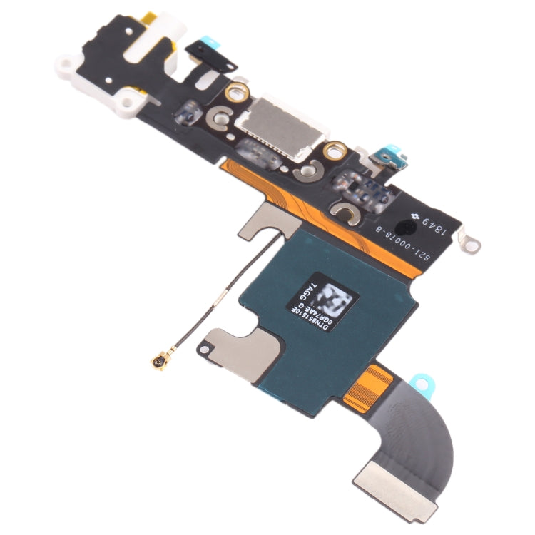 Original Replacement Charging Port Flex Cable for iPhone 6s (White) - Quality Ribbon for Seamless Functionality