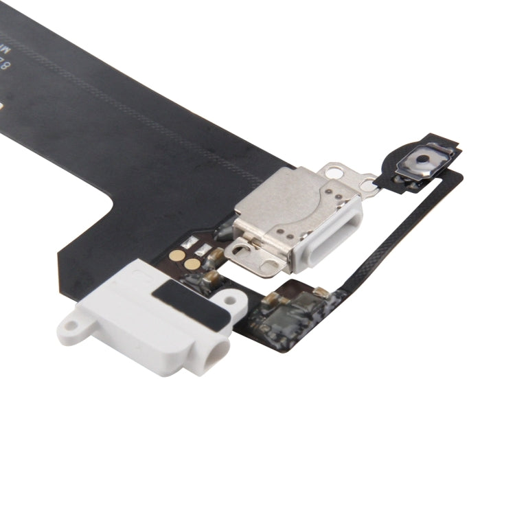 High-Quality Charging Port & Audio Flex Cable Replacement for iPod Touch 6 (White) - Compatible Part