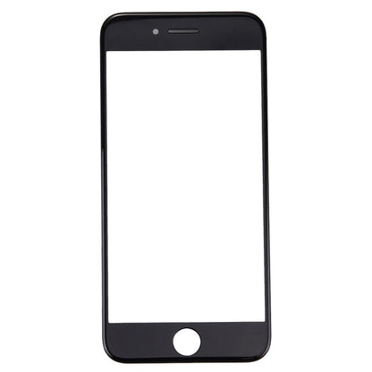 iPhone 7 Front Outer Glass Lens with LCD Screen Bezel Frame Replacement (Black) - Perfect Fit & Condition