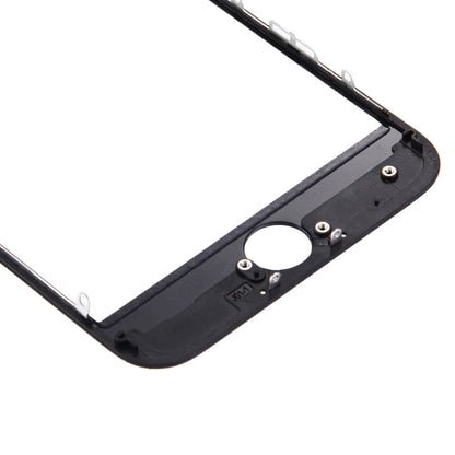 iPhone 7 Front Outer Glass Lens with LCD Screen Bezel Frame Replacement (Black) - Perfect Fit & Condition
