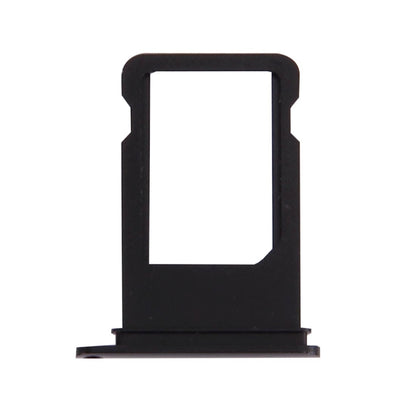 Premium Aluminium Card Tray for iPhone 7 - High Quality Replacement Part (Black)