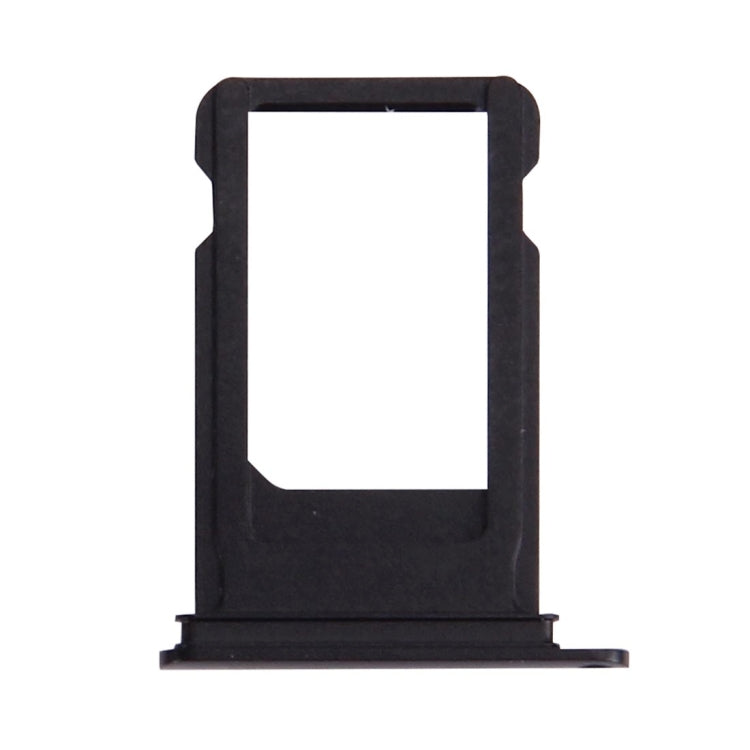 High-Quality Card Tray for iPhone 7 (Jet Black) - Aluminium Replacement Part, Professional Installation Recommended
