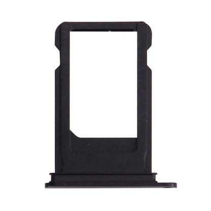 High-Quality Card Tray for iPhone 7 (Jet Black) - Aluminium Replacement Part, Professional Installation Recommended