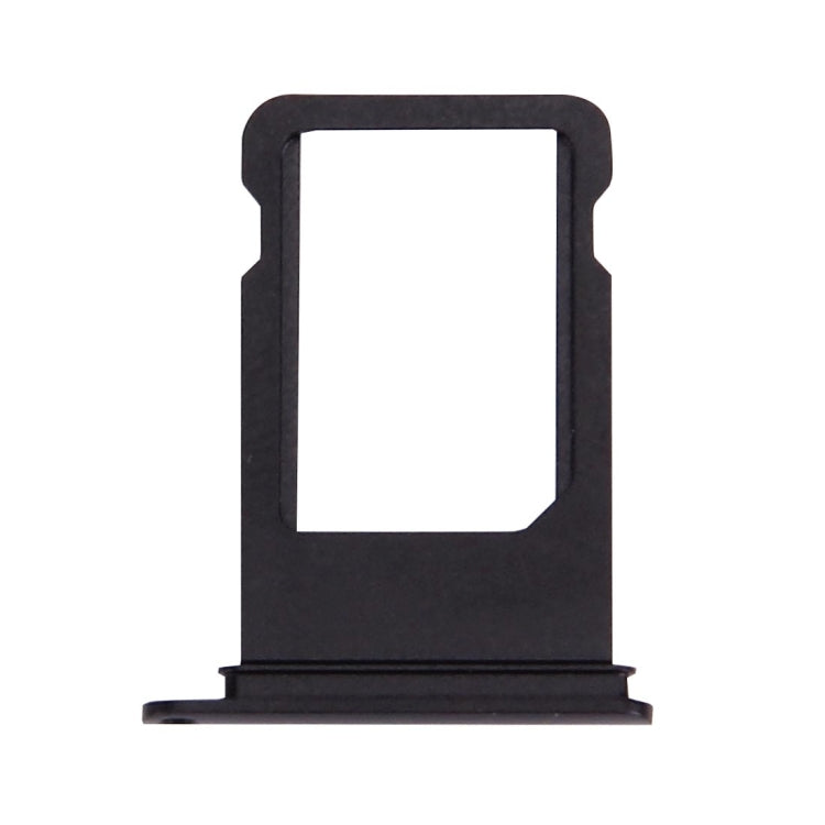 High-Quality Card Tray for iPhone 7 (Jet Black) - Aluminium Replacement Part, Professional Installation Recommended