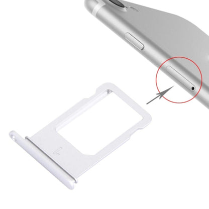 High-Quality Aluminium Card Tray for iPhone 7 (Silver) - Replacement Part, Professional Installation Recommended