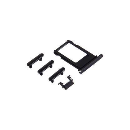 iPhone 7 Card Tray, Volume Control Key, Power Button & Mute Switch Vibrator Key - Black Replacement Parts
