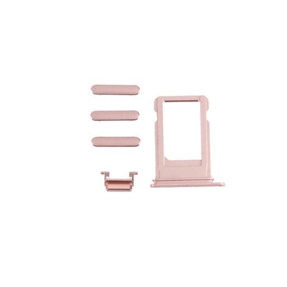 iPhone 7 Replacement Key Set: Card Tray, Volume Control, Power Button & Mute Switch (Rose Gold)