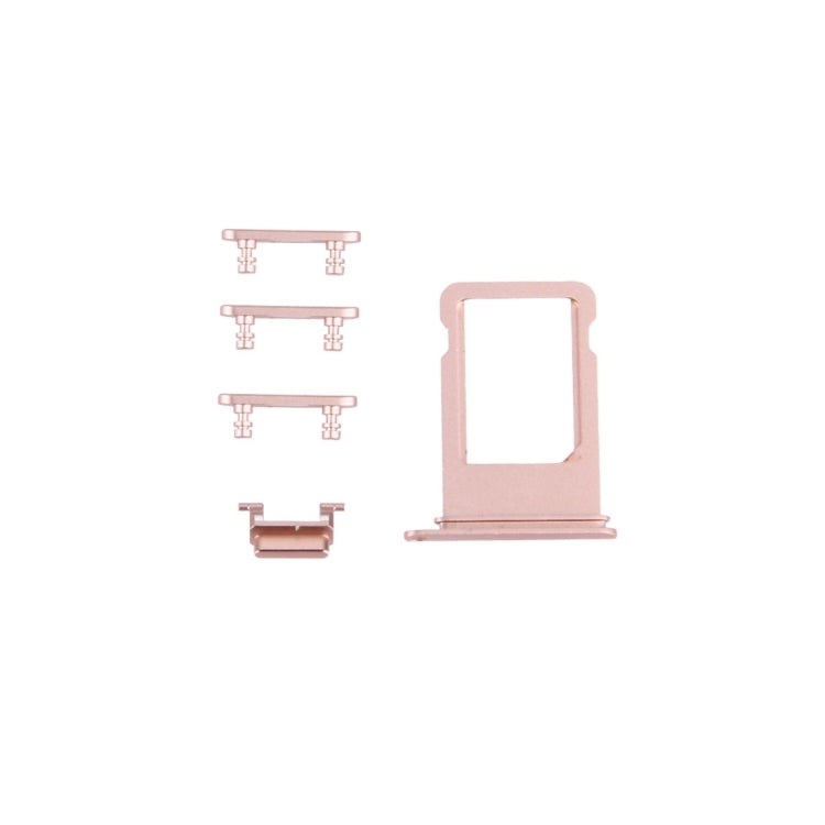 iPhone 7 Replacement Key Set: Card Tray, Volume Control, Power Button & Mute Switch (Rose Gold)