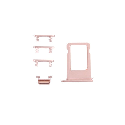 iPhone 7 Replacement Key Set: Card Tray, Volume Control, Power Button & Mute Switch (Rose Gold)