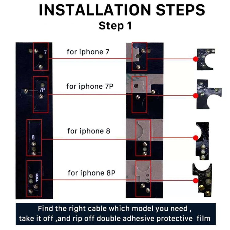 Gold Home Button with Flex Cable for iPhone 8 Plus / 8 / 7 Plus / 7 (5th Gen) - Easy Installation, No Touch ID Support