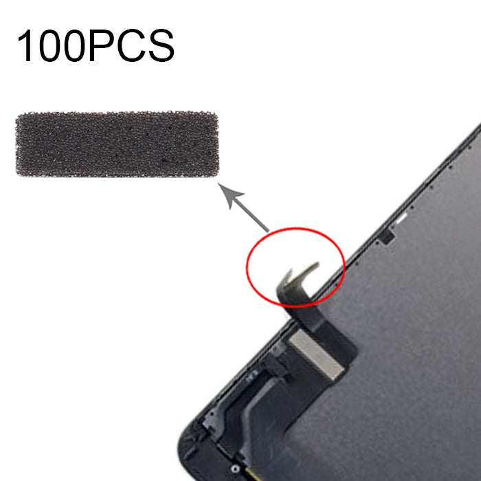 100PCS Cotton Pads Touch Flex Cable for iPhone 7 - Replacement Parts for Refreshing Device Look
