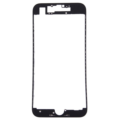 Black Front LCD Screen Bezel Frame for iPhone 7 - High Quality Replacement Part, Professionally Tested