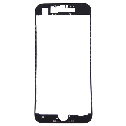 Black Front LCD Screen Bezel Frame for iPhone 7 - High Quality Replacement Part, Professionally Tested