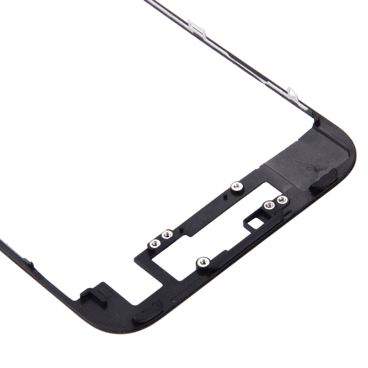 Black Front LCD Screen Bezel Frame for iPhone 7 - High Quality Replacement Part, Professionally Tested