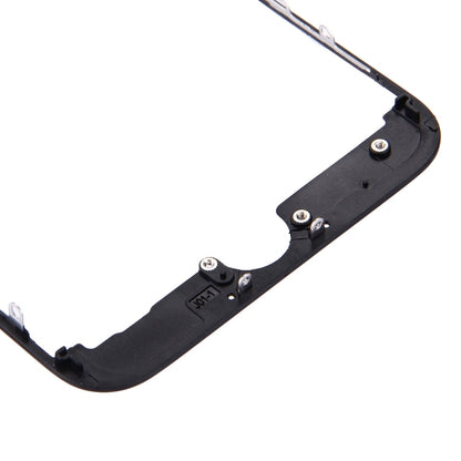 Black Front LCD Screen Bezel Frame for iPhone 7 - High Quality Replacement Part, Professionally Tested