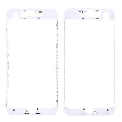 High-Quality Front LCD Screen Bezel Frame for iPhone 7 (White) - Replacement Part for Damaged Screens