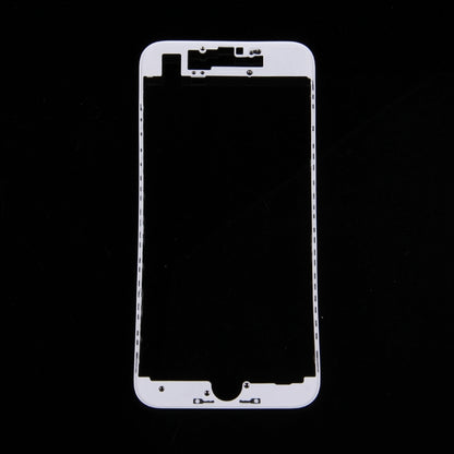 High-Quality Front LCD Screen Bezel Frame for iPhone 7 (White) - Replacement Part for Damaged Screens