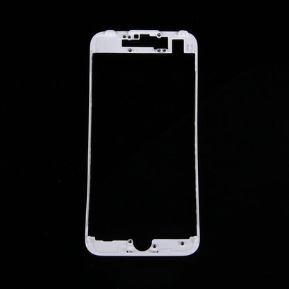 High-Quality Front LCD Screen Bezel Frame for iPhone 7 (White) - Replacement Part for Damaged Screens
