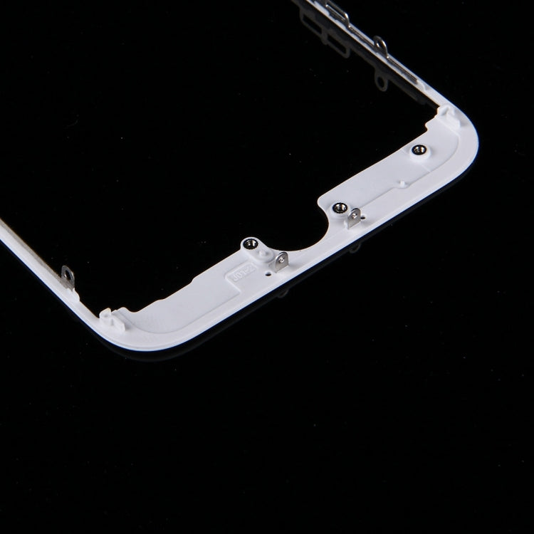 High-Quality Front LCD Screen Bezel Frame for iPhone 7 (White) - Replacement Part for Damaged Screens