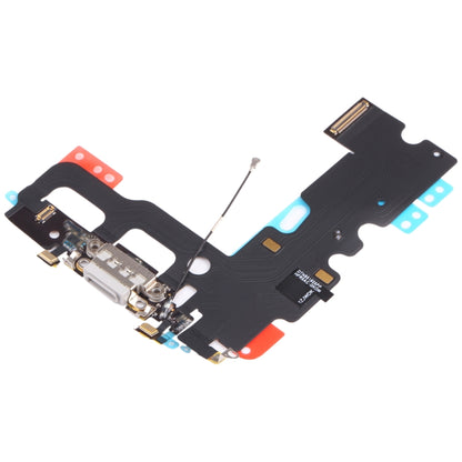 Original Light Grey Charging Port Flex Cable Ribbon Replacement for iPhone 7 - Compatible & Fully Tested