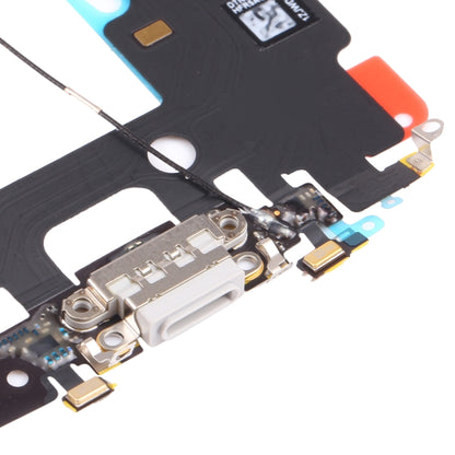 Original Light Grey Charging Port Flex Cable Ribbon Replacement for iPhone 7 - Compatible & Fully Tested