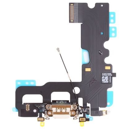 Original iPhone 7 Charging Port Flex Cable Ribbon Replacement (White) - Compatible & Tested Quality