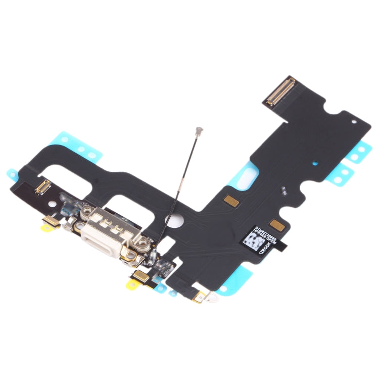 Original iPhone 7 Charging Port Flex Cable Ribbon Replacement (White) - Compatible & Tested Quality
