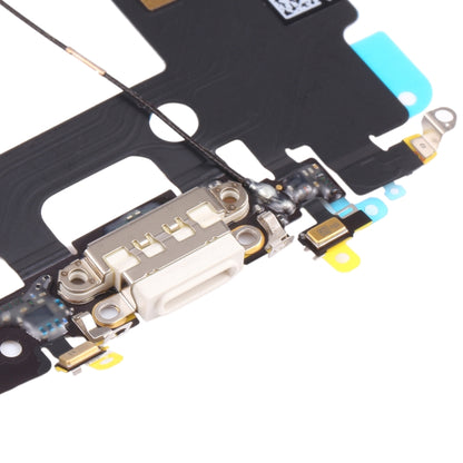 Original iPhone 7 Charging Port Flex Cable Ribbon Replacement (White) - Compatible & Tested Quality