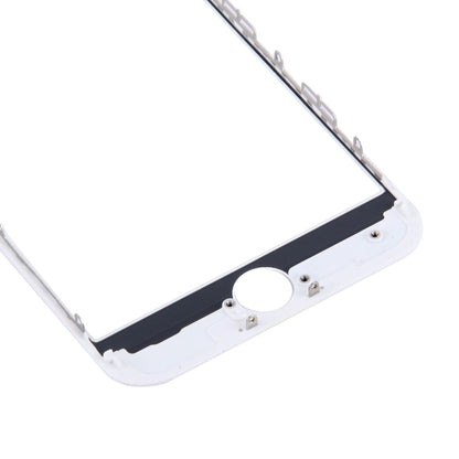 iPhone 7 White Front Screen Outer Glass Lens with LCD Bezel Frame & OCA Adhesive Replacement