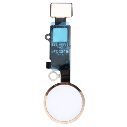 Gold Home Button for iPhone 7 - High Quality Replacement (No Fingerprint ID Support)