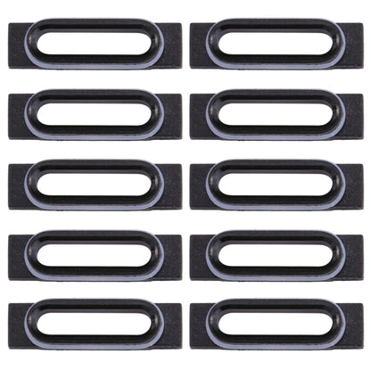 10 Pack iPhone 7 Charging Port Retaining Brackets (Black) - Replacement Parts for Repair