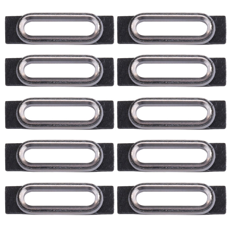 10-Pack Silver Charging Port Retaining Brackets for iPhone 7 - Replacement Parts for Repair