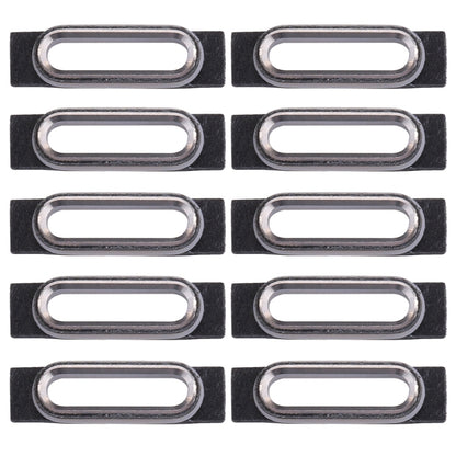 10-Pack Silver Charging Port Retaining Brackets for iPhone 7 - Replacement Parts for Repair