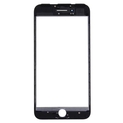 iPhone 7 Plus 2-in-1 Replacement Screen: Original Front Glass Lens + Bezel Frame (Black)