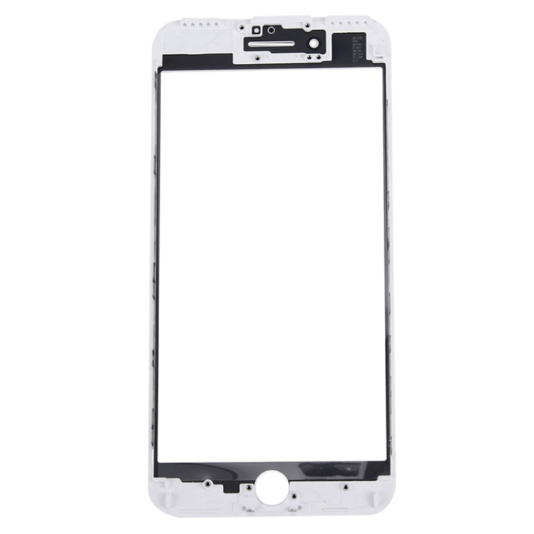 iPhone 7 Plus 2-in-1 Replacement (Original Front Screen Outer Glass Lens + Bezel Frame - White)