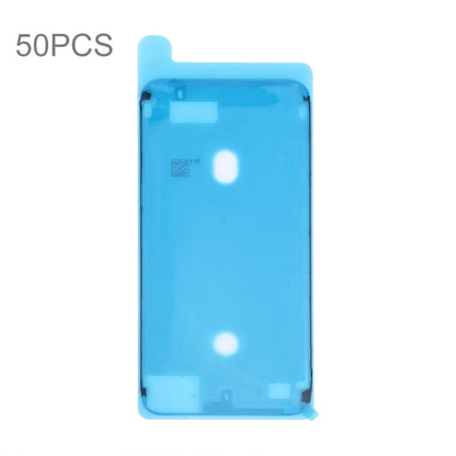 50 PCS Waterproof Adhesive LCD Frame Bezel Plate for iPhone 7 Plus (Black + White) - High Quality Replacement