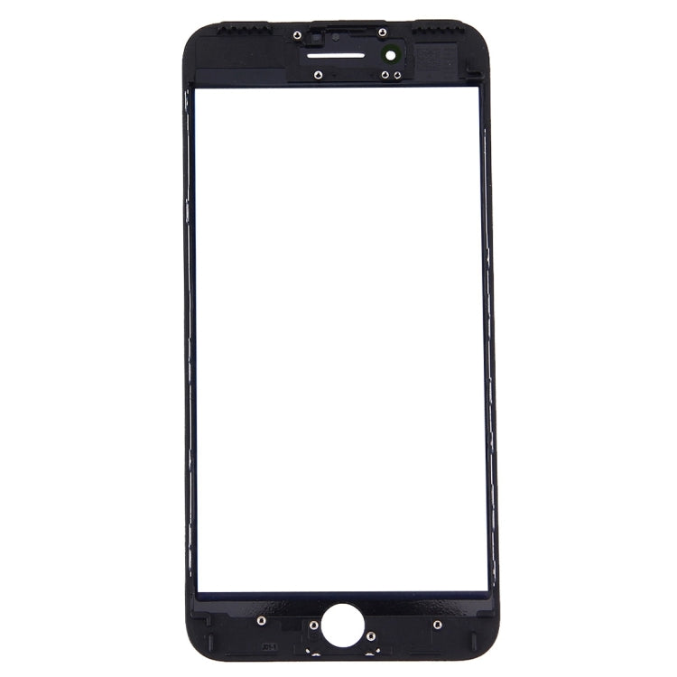 iPhone 7 Plus Replacement Front Screen Outer Glass Lens & LCD Bezel Frame - Black, Professional Installation Recommended