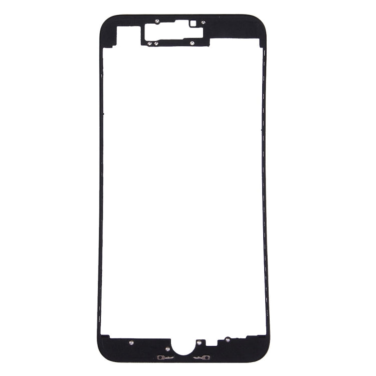 Black Front LCD Screen Bezel Frame for iPhone 7 Plus - High Quality Replacement Part, Professional Installation Recommended