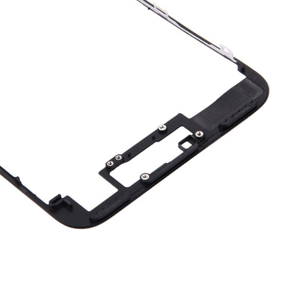 Black Front LCD Screen Bezel Frame for iPhone 7 Plus - High Quality Replacement Part, Professional Installation Recommended