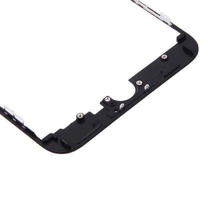 Black Front LCD Screen Bezel Frame for iPhone 7 Plus - High Quality Replacement Part, Professional Installation Recommended