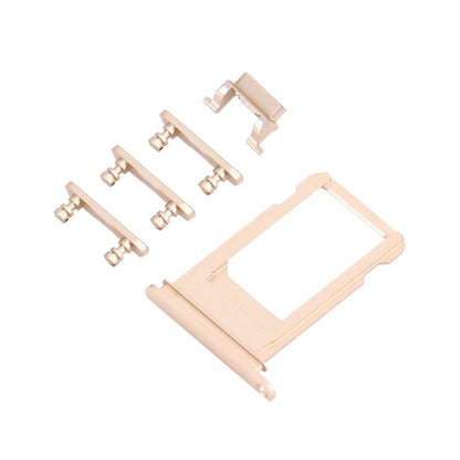 iPhone 7 Plus Gold Card Tray, Volume Control Key, Power Button & Mute Switch Vibrator Replacement Parts