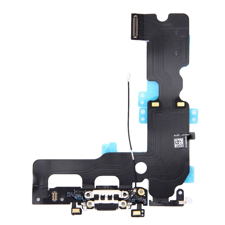 High-Quality Charging Port Flex Cable for iPhone 7 Plus (Black) - Replace Broken Parts, Professional Installation Recommended
