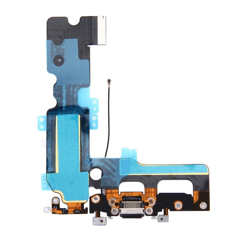 High-Quality Charging Port Flex Cable for iPhone 7 Plus (Black) - Replace Broken Parts, Professional Installation Recommended