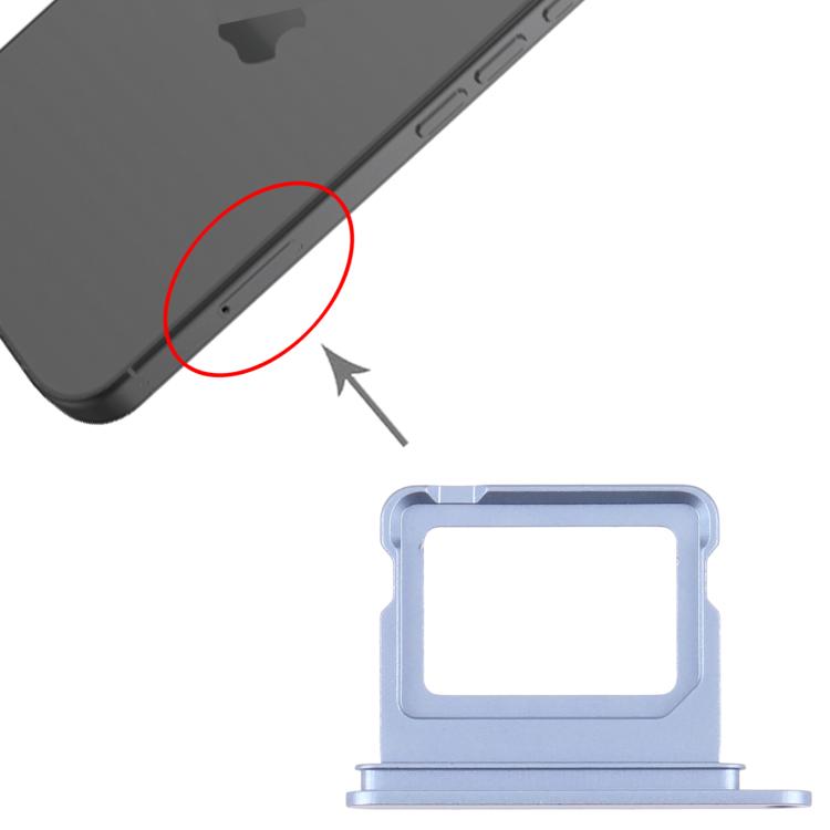 iPhone 17 SIM Card Tray Replacement (Blue) - Perfect Fit, Professional Installation Recommended