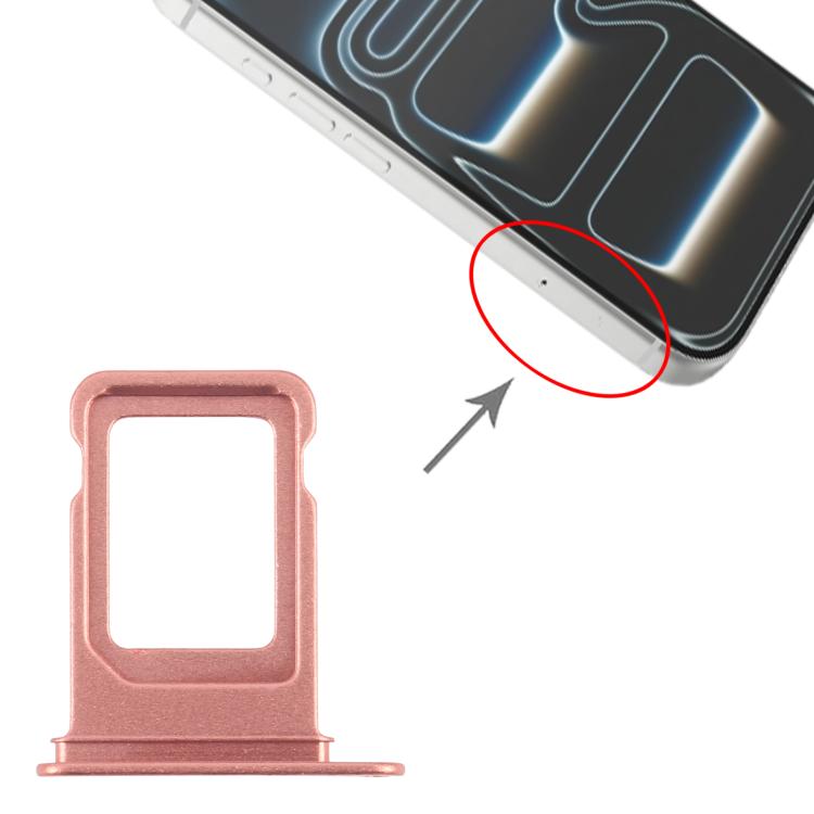 Pink SIM Card Tray Replacement for iPhone 17 Pro / 17 Pro Max - Compatible & Professional Installation Recommended